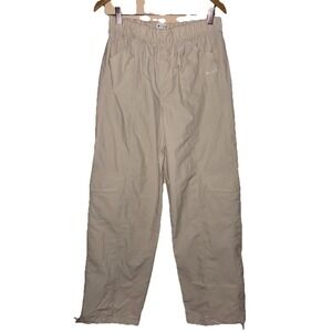 NWT Wilo The Label Parachute Cargo Pants Size S Clay Tan
